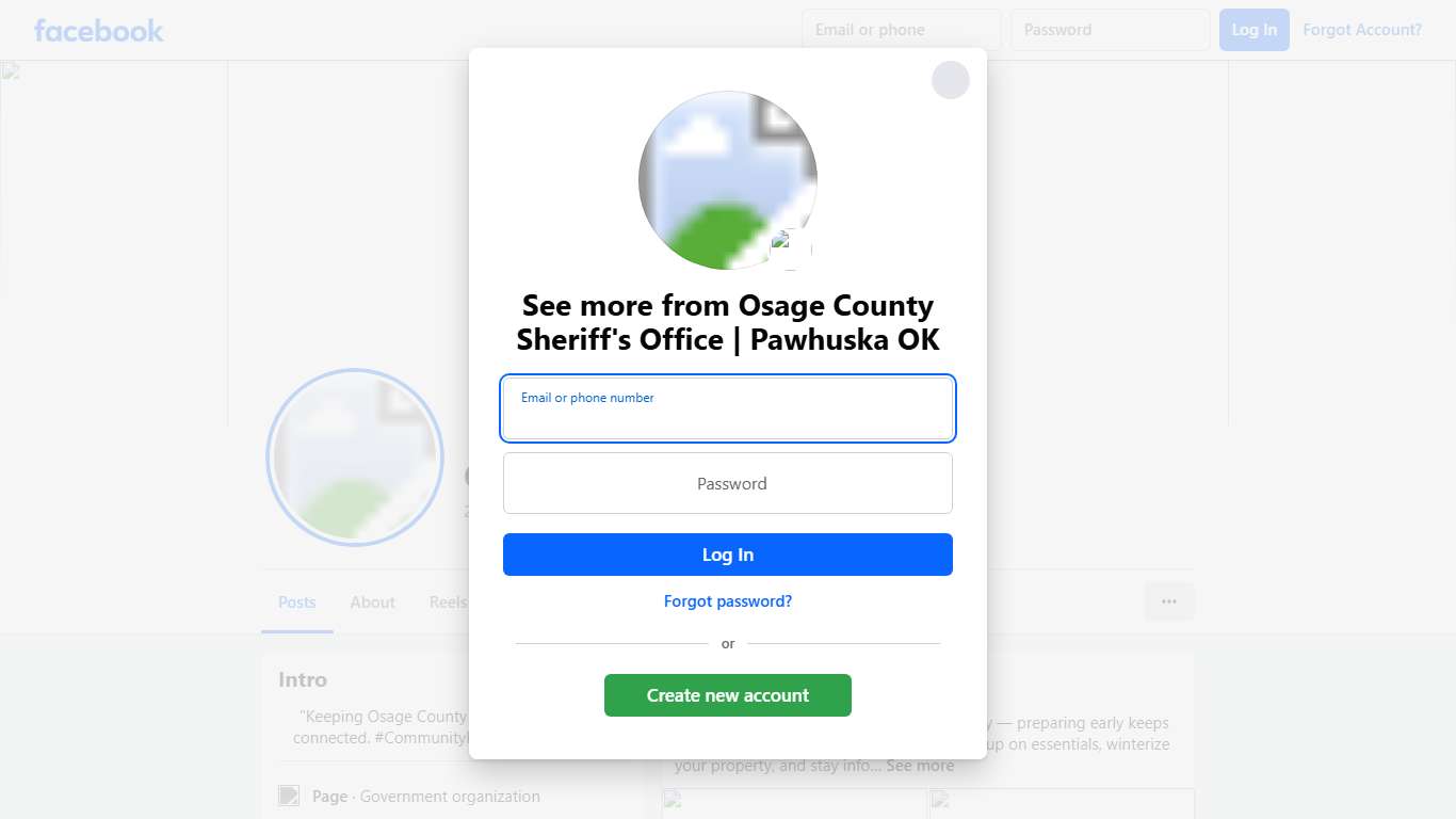 Osage County Sheriff's Office Pawhuska OK Facebook